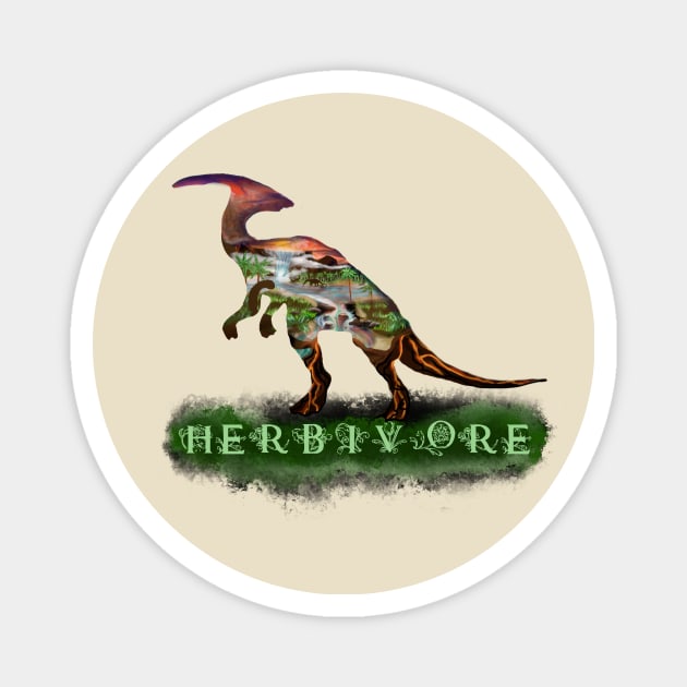 Herbivore Magnet by Colors of Obsidian